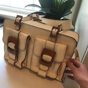 Anya Hindmarch leather handbag